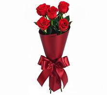 Букет 5 Красных роз Эдлесс Лав в Быково Волгоградской области