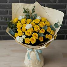 Букет цветов из:  Розы в Быково Волгоградской области