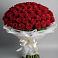 Букет 101 Красная роза Блэк Мэджик в Быково Волгоградской области