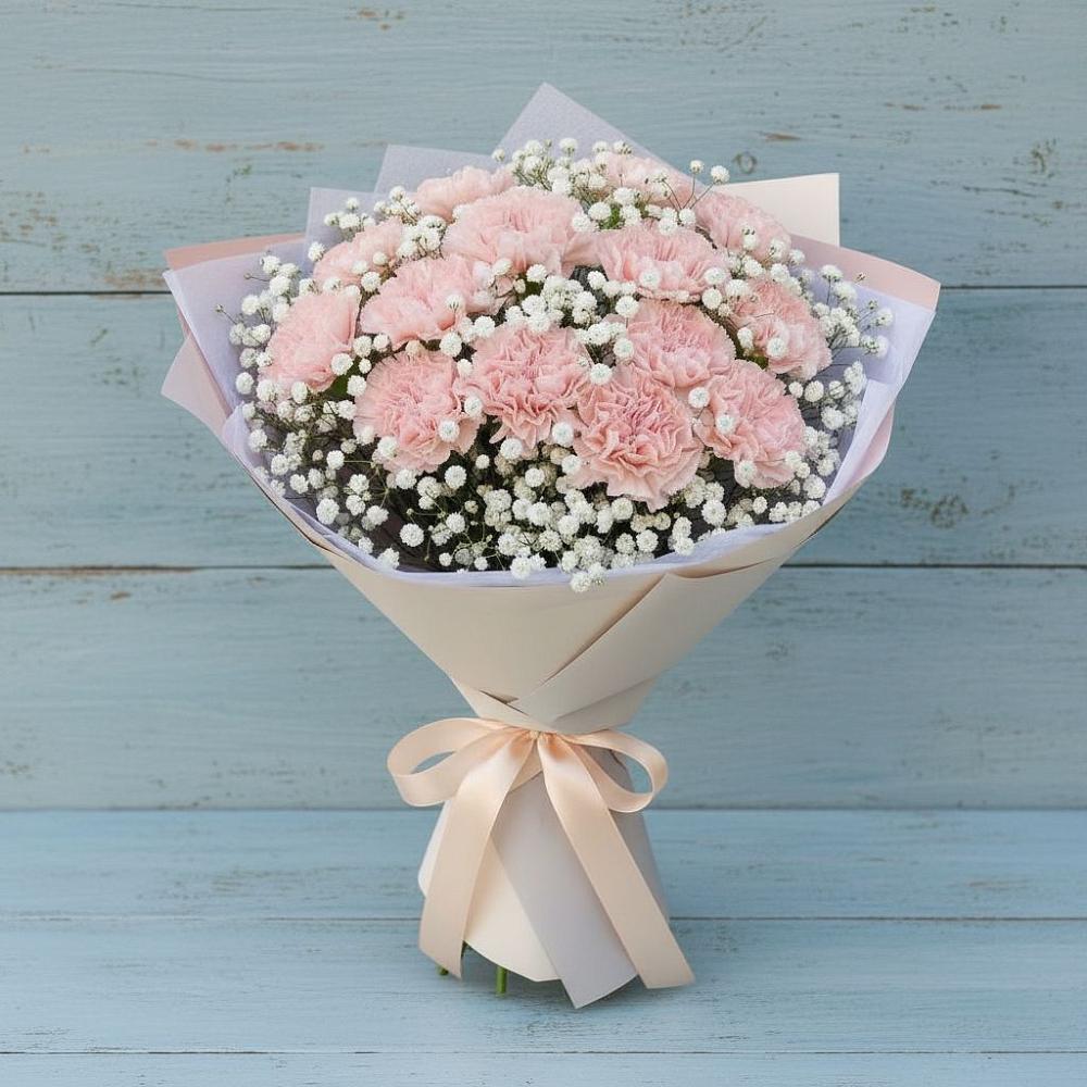 Букет цветов из: Гвоздики в Быково Волгоградской области