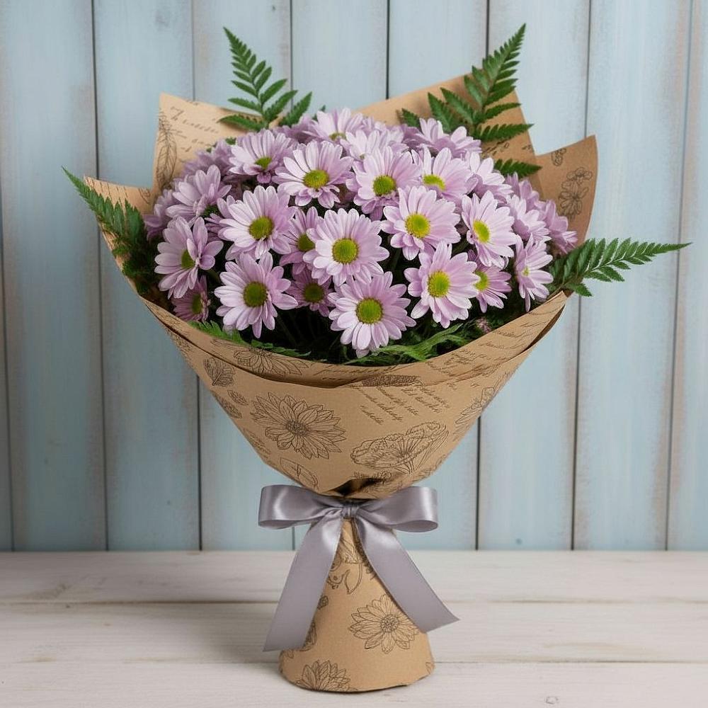 Букет цветов из: Хризантемы в Быково Волгоградской области