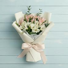 Букет цветов из:  Альстромерии в Быково Волгоградской области