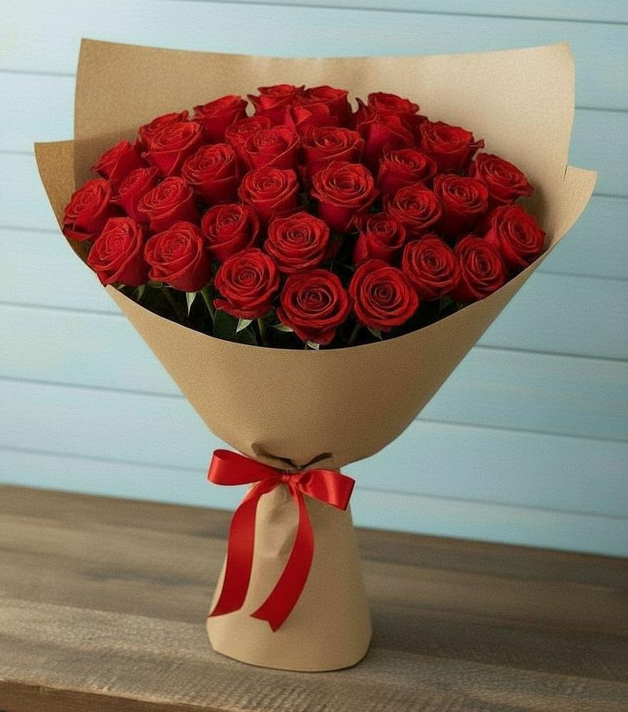 Букет Красные розы Милано в Быково Волгоградской области