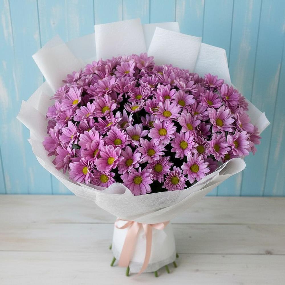 Букет цветов из: Хризантемы в Быково Волгоградской области