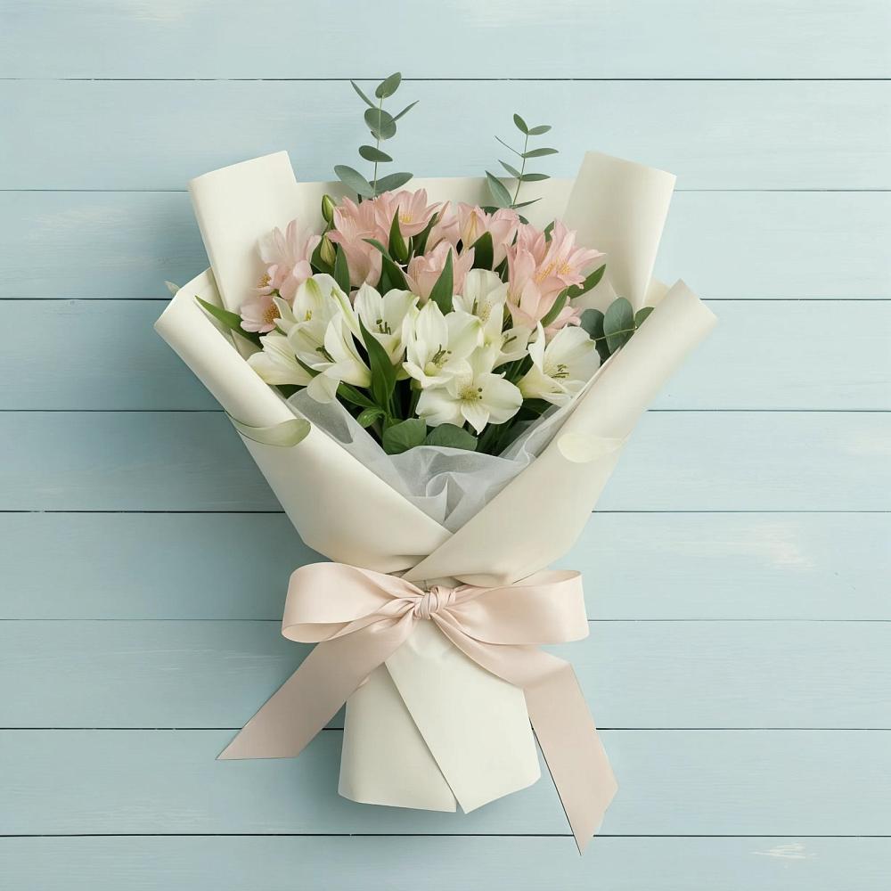 Букет цветов из: Альстромерии в Быково Волгоградской области