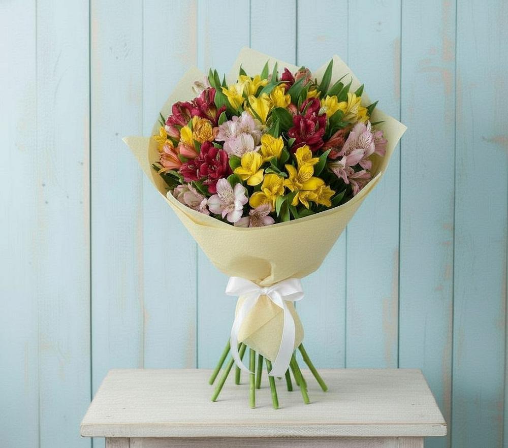 Букет цветов из: Альстромерии в Быково Волгоградской области