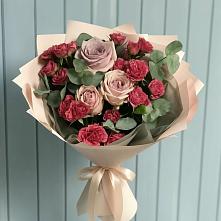 Букет цветов из:  Гвоздики и Розы #REPLACE_PRED# Быково Волгоградской области