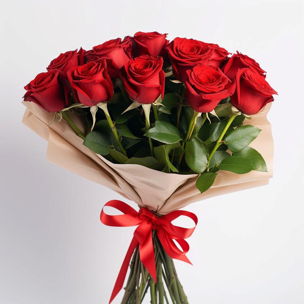Букет 11 Красных роз Эдлесс Лав в Быково Волгоградской области