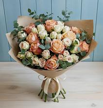 Букет цветов из:  Альстромерии и Розы #REPLACE_PRED# Быково Волгоградской области