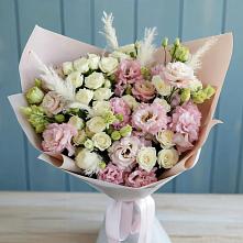 Букет цветов из:  Альстромерии и Розы в Быково Волгоградской области